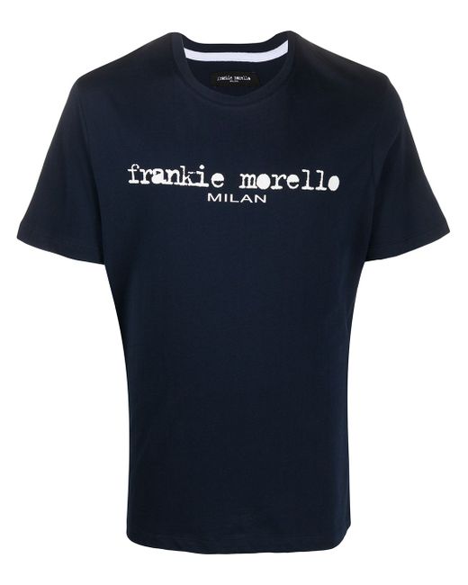 Frankie Morello crew neck logo printed T-shirt