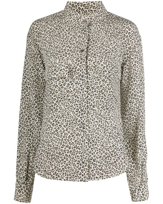 Frame leopard-print shirt