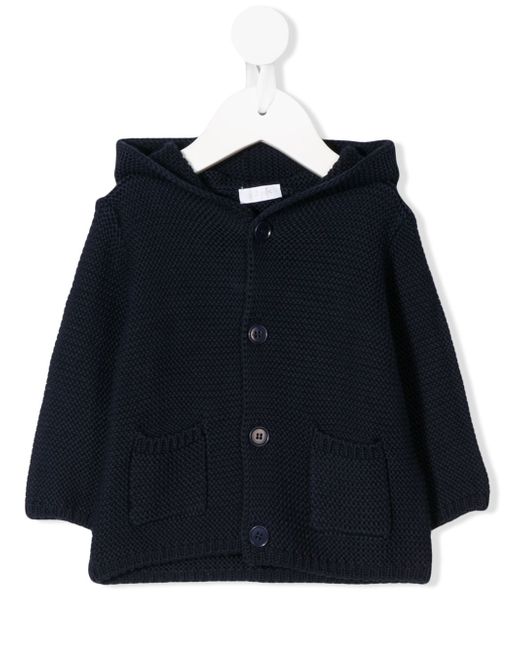 Il Gufo hooded knitted cardigan