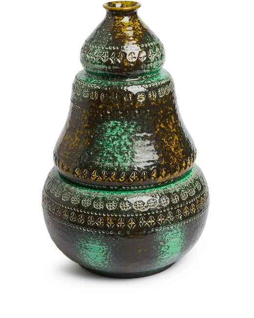 Bitossi Ceramiche two-piece vase
