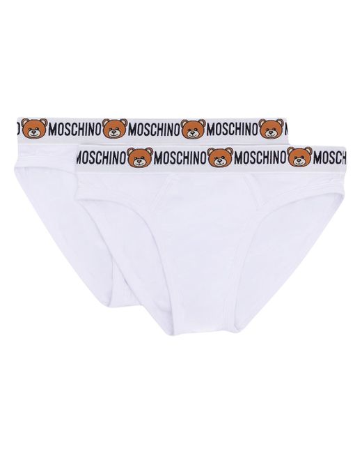 Moschino bear and logo band briefs