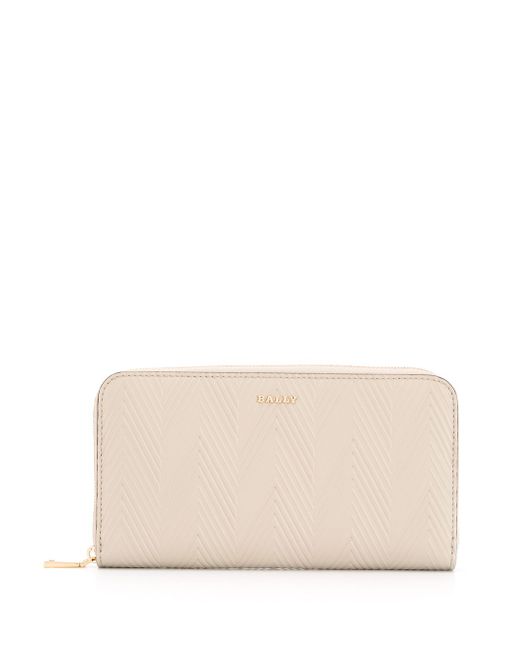 Bally embossed wallet