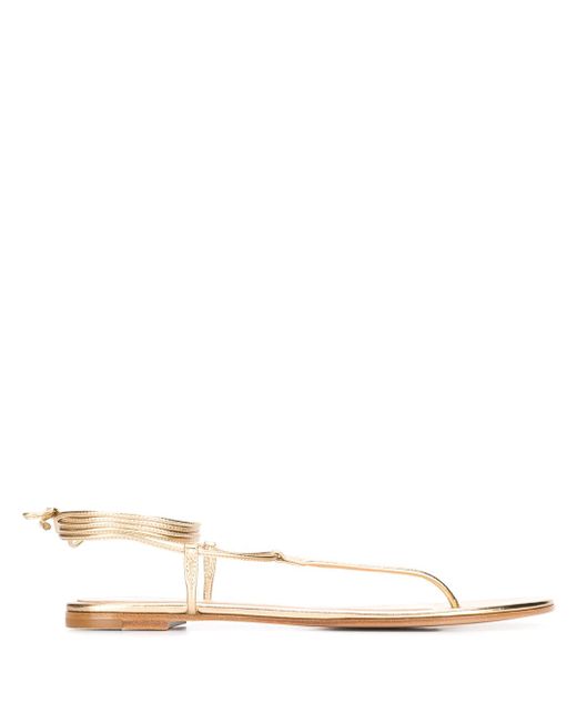 Gianvito Rossi ankle strap flat sandals