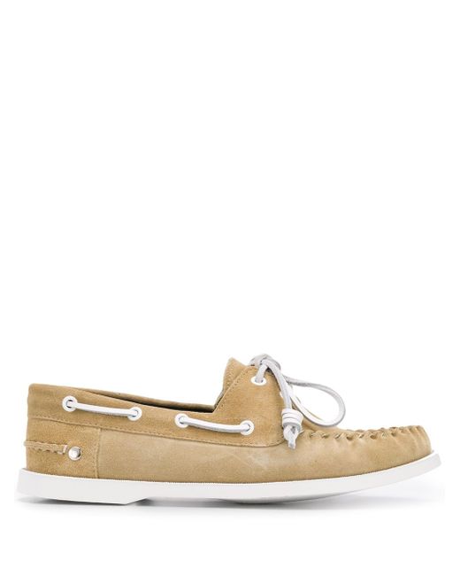 Loewe lace-up boat shoes