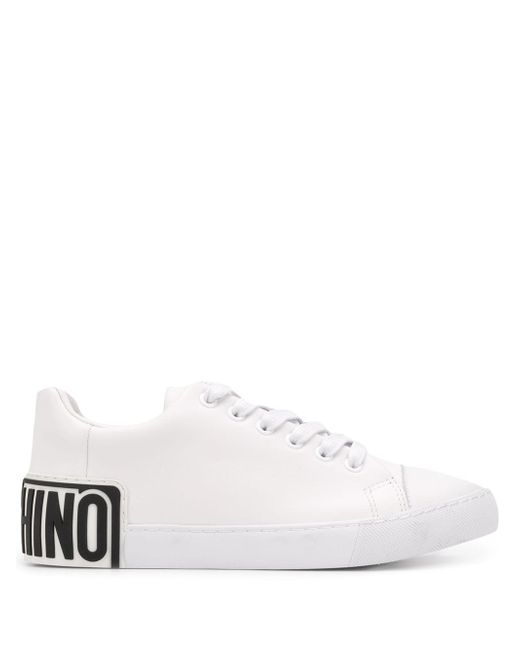 Moschino embossed logo low-top sneakers