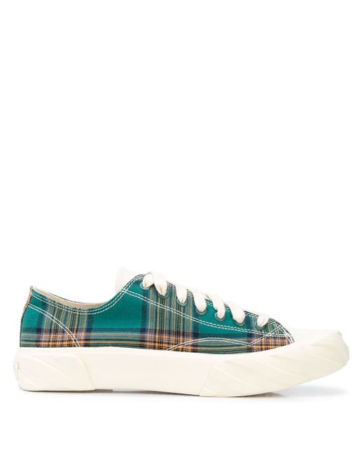 Age Cut checked sneakers