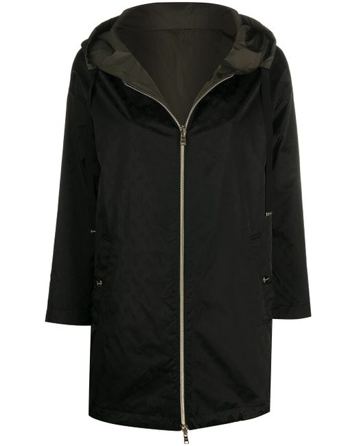 Herno jacquard hooded coat