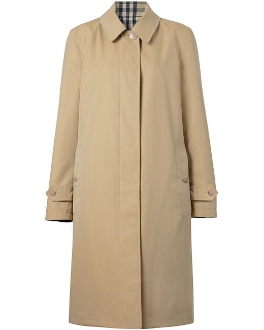 Burberry reversible single-breasted coat