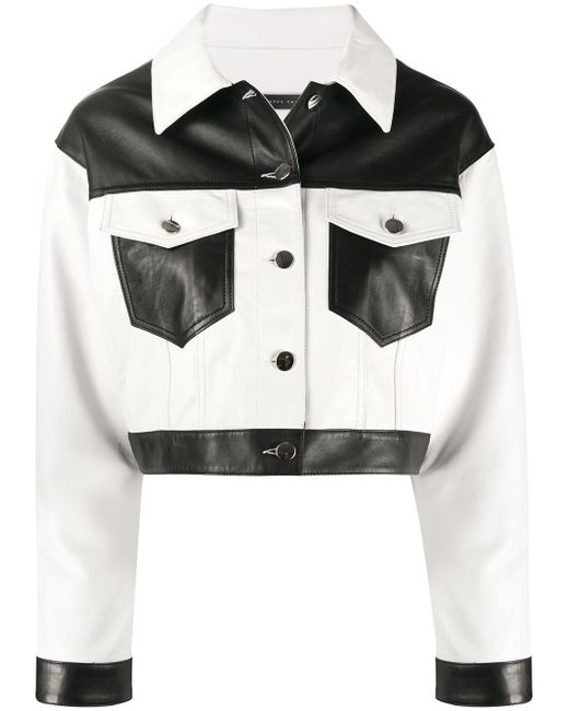 Giuseppe Zanotti Design cropped colour block jacket