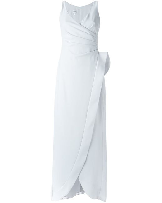Armani Collezioni petal skirt long dress 40