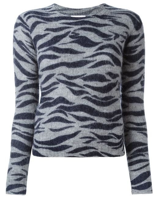 See by Chloé zebra print jumper