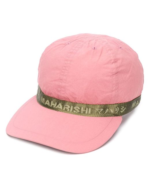 Maharishi logo ribbon baseball cap