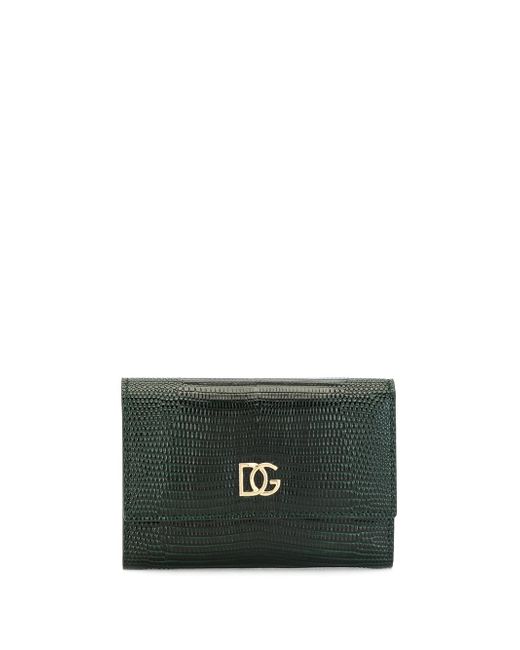Dolce & Gabbana embossed snakeskin effect wallet