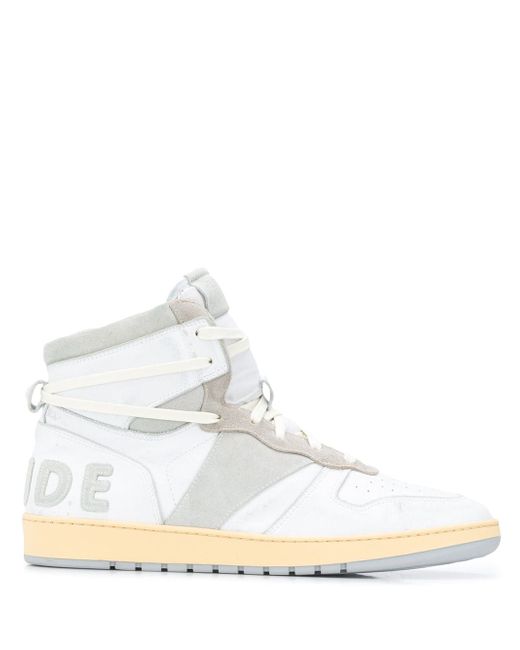 Rhude ankle lace-up sneakers
