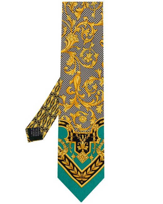 Versace Pre-Owned 1990s baroque print classic tie
