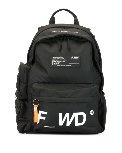 F wd logo-print zip-around backpack