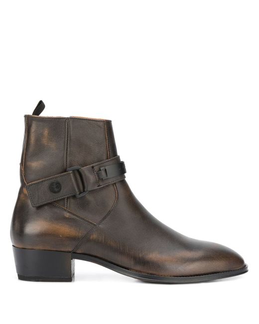Represent side buckle boots