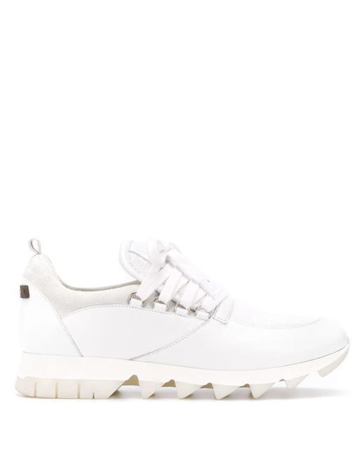 Peserico panelled low-top sneakers