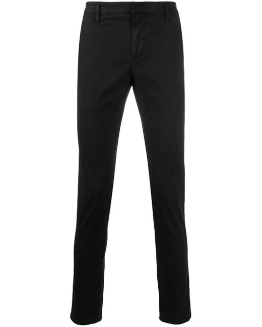 Dondup mid-rise tapered-leg chinos
