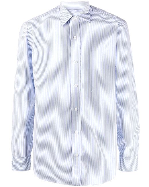 Salvatore Piccolo striped slim-fit shirt