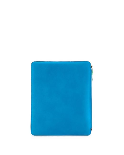 Comme Des Garçons Homme Plus colour block zipped laptop case