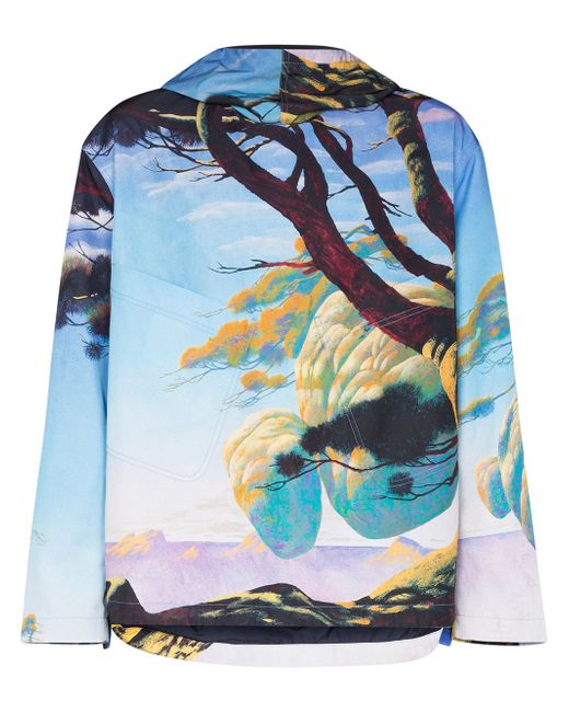 Valentino Floating Island graphic-print hooded parka