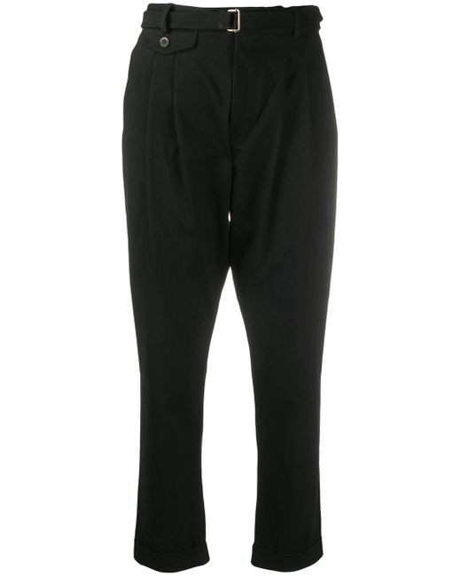 Low Brand cropped tapered-leg trousers