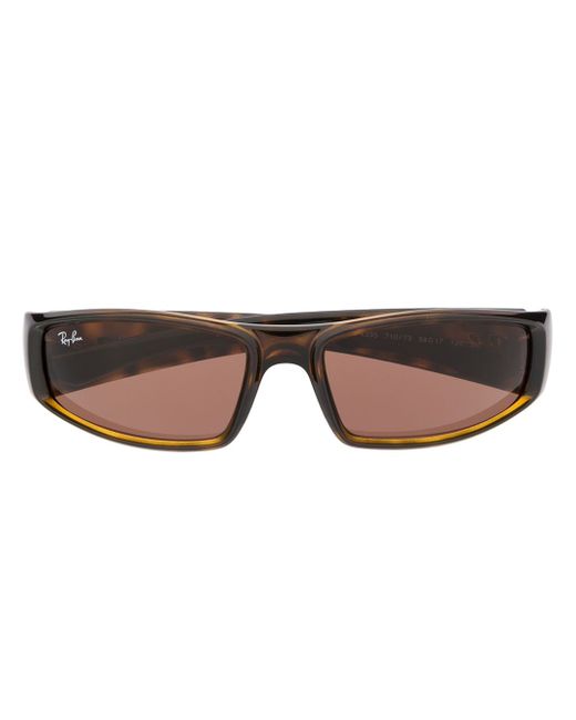 Ray-Ban square tinted sunglasses