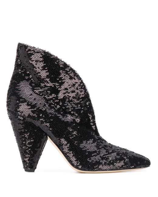 P.A.R.O.S.H. . sequinned ankle boots