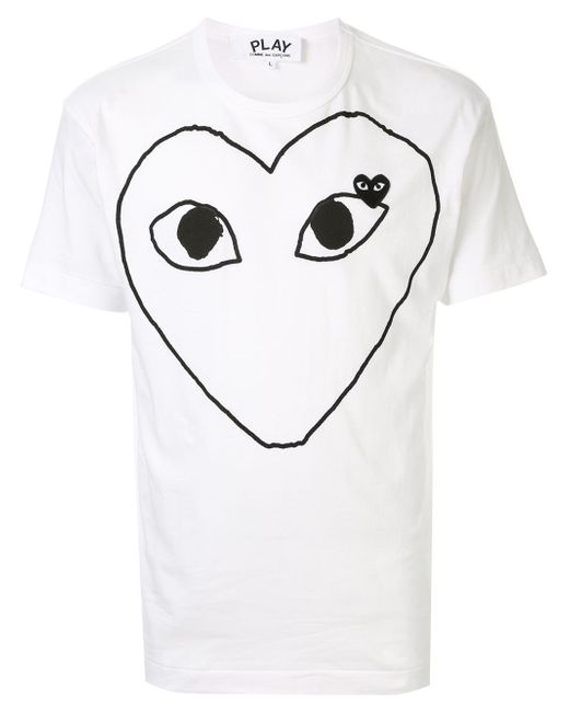 Comme Des Garçons Play logo print T-shirt