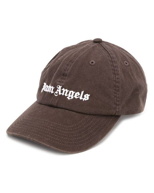 Palm Angels logo embroidered baseball cap
