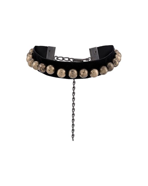 Gianfranco Ferré Pre-Owned 2000s studded choker necklace