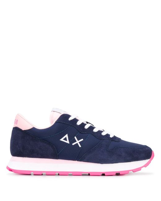 Sun 68 low-top lace-up sneakers