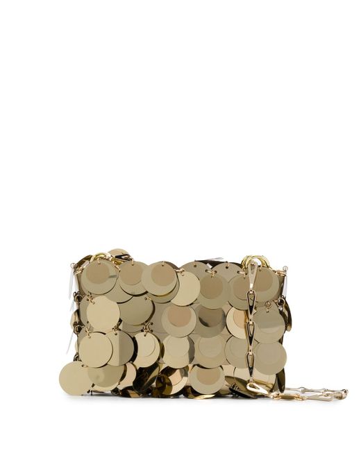 Paco Rabanne coin clutch bag