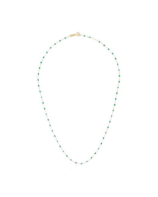 Gigi Clozeau 18kt yellow gold and beaded necklace 35