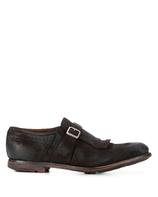 Church's Shanghai suede buckle loafers