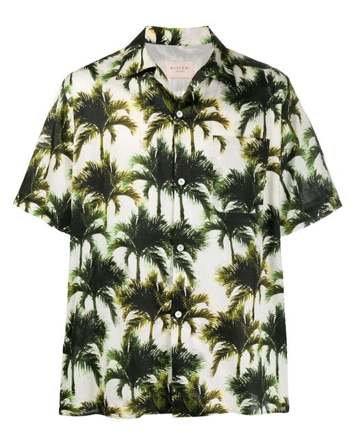 Buscemi palm print shirt