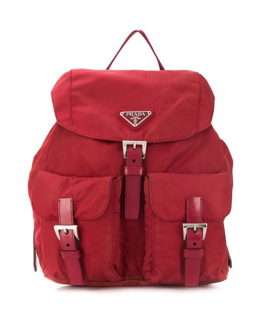 Prada Pre-Owned nylon buckled backpack