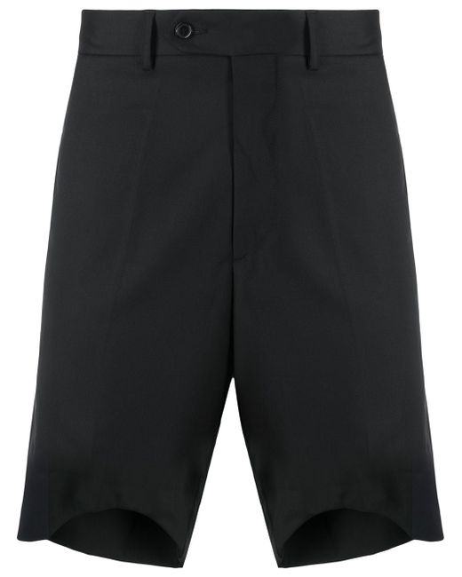 Paura asymmetric-hem tailored shorts
