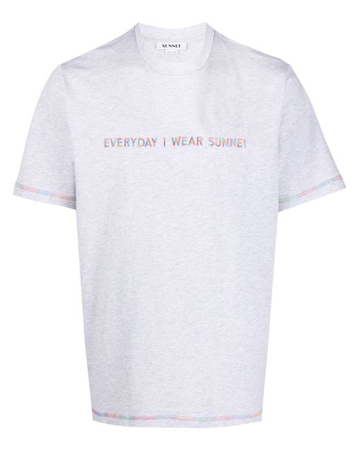Sunnei slogan T-shirt