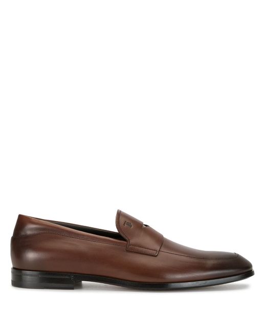 Tod's almond toe loafers