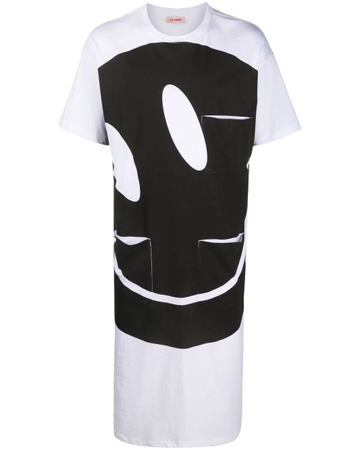 Raf Simons Smiley print long T-shirt