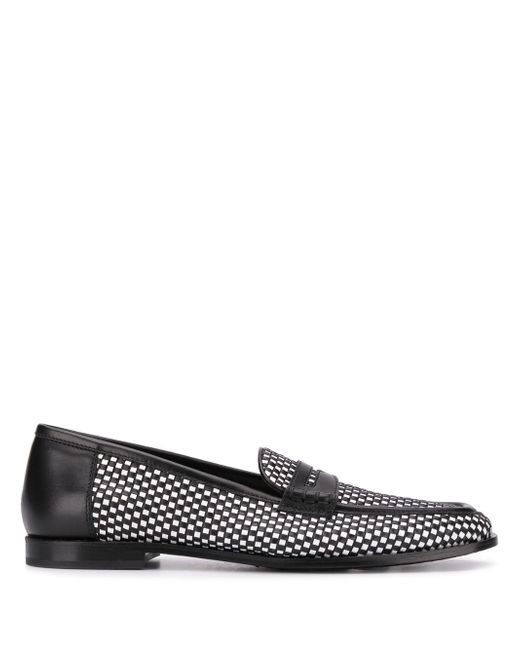 Paraboot checkered loafers