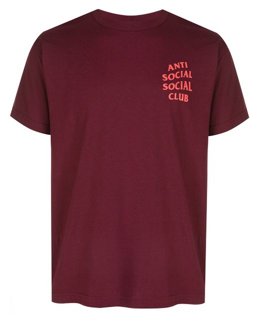 Anti Social Social Club logo print T-shirt