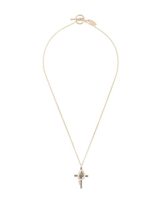 Roberto Cavalli Snake Cross necklace