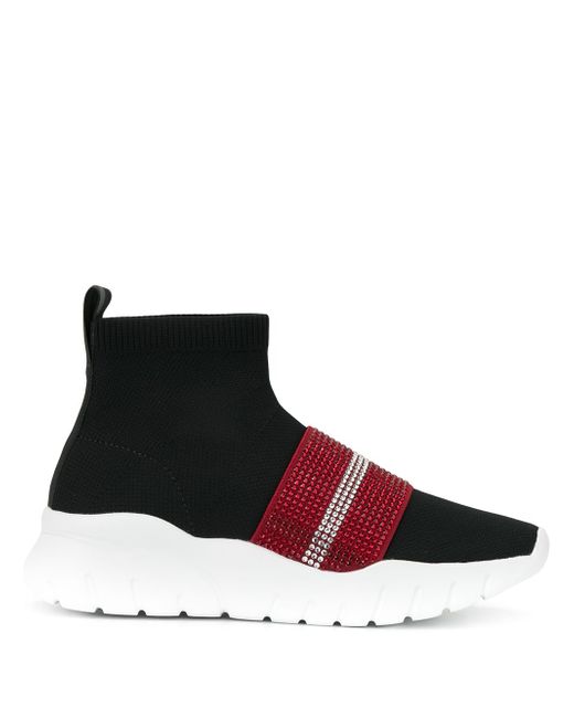 Bally sock style high top sneakers