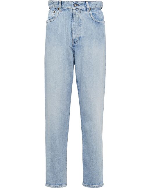 Miu Miu high-waisted straight-leg jeans