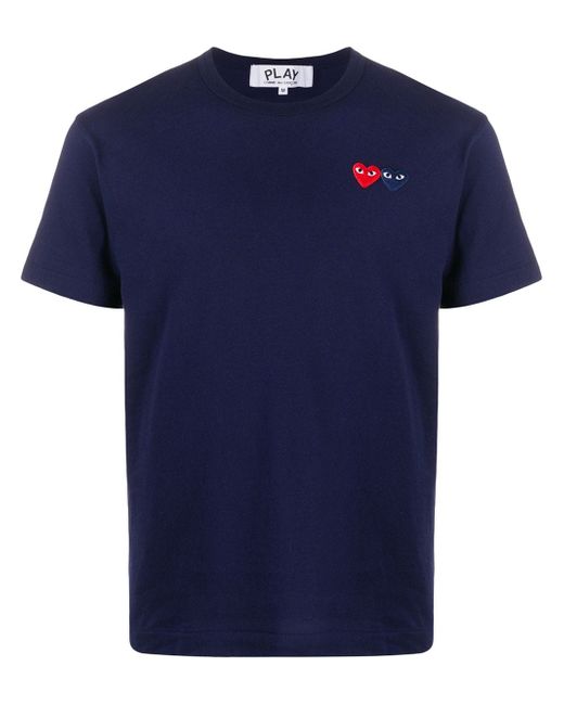 Comme Des Garçons Play heart patch short sleeve T-shirt
