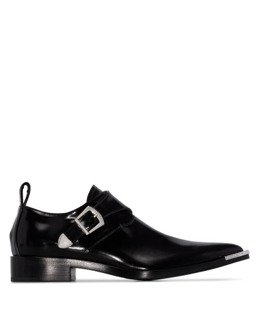 Paco Rabanne flat buckled Derby shoes
