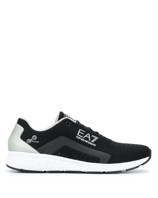 Ea7 low-top lace-up sneakers